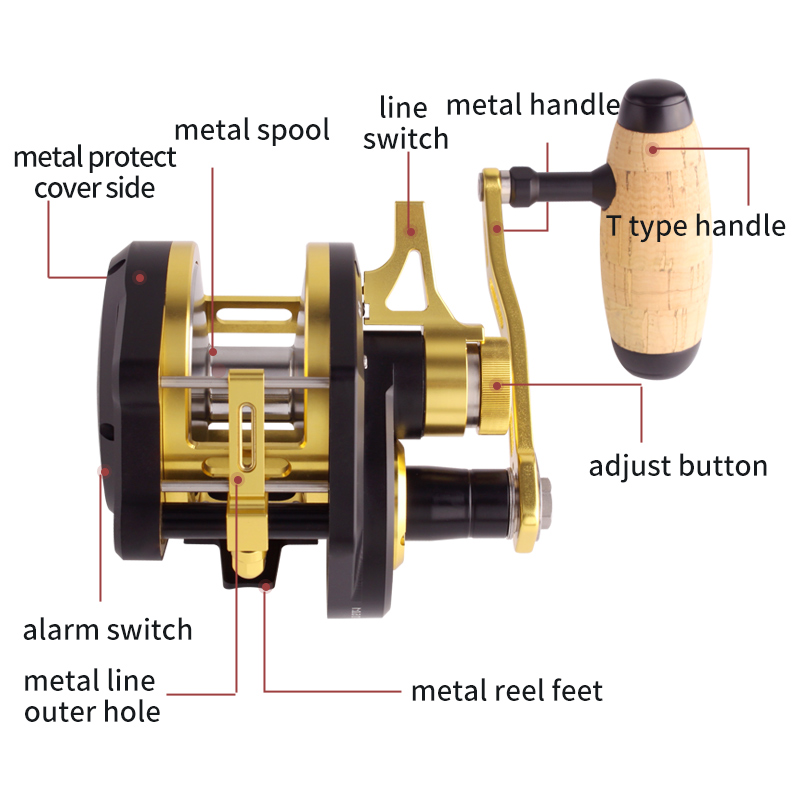 Umi New Slow Jigging Drum Whee - огляд і ціна Trolling Reel