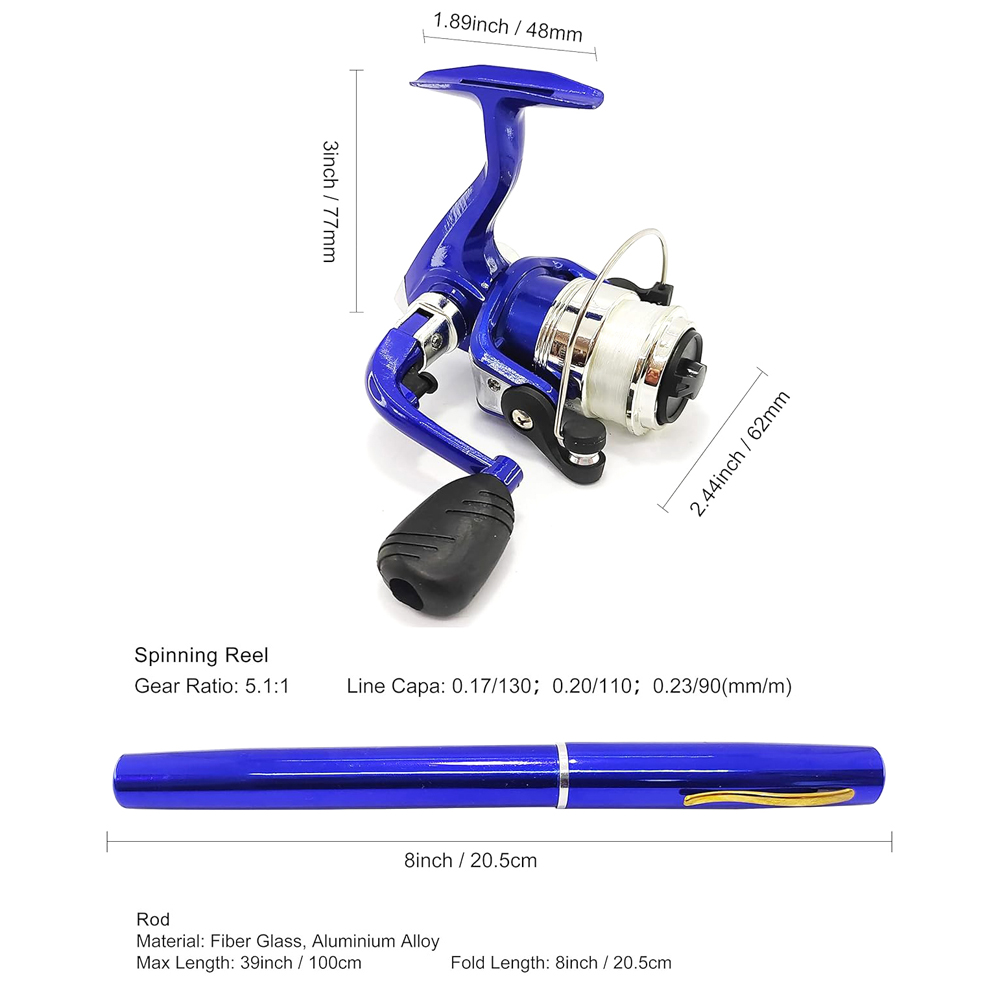 Telescopic Mini Fishing Rod Ca - огляд і ціна Penn Reel Fierce